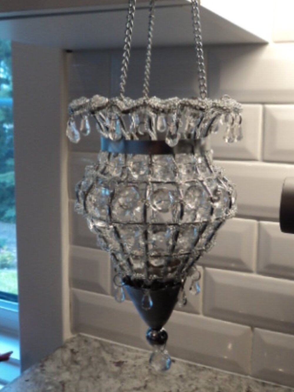 pendant tea light candle lantern